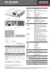  5 Hitachi CP-EX300N - 3LCD projector