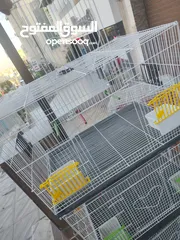  3 مطير طيور حجم كبير يتسع الى جوز وافراخ ، او عدد كبير من الطيور