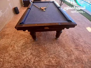  2 طاولة بلياردوا  للبيع  نظيفه