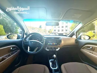  16 كيا ريو 2017 مالك اول فحص كامل بحالة الوكاله