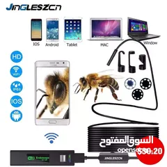  6 المنتج المتطور : كاميرا عين السمكة الذكية عالية الاداء لتصوير الأماكن الضيقة بدقة عالية .