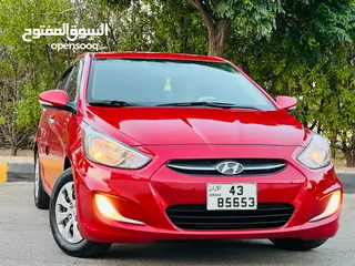  2 هيونداي اكسنت موديل 2017 لون خمري