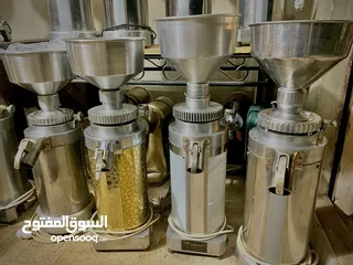  17 مطاحن قهوة أحجام مختلفة و أسعار مختلفة حجر 8 لحجر 15 واحد فاز وثلاثة فاز بحال الوكالة ماكنات وكالة