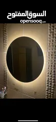  1 مرايا حمام مع ضوء