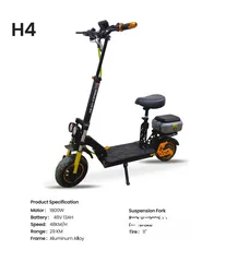  3 Wind Horse H4 Electric Scooter - Free Delivery - Warranty