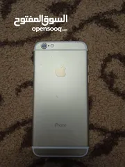  1 ايفون 6 للبيع بحالة جيدة بدو شاشة بطارية 100