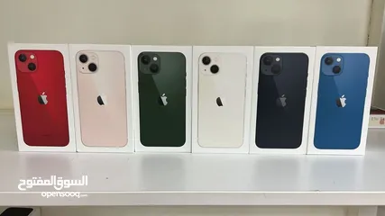  37 iPhone 13 128G جديد كفالة الشرق الاوسط جميع الالوان افضل سعر بالمملكة