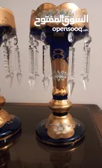  8 Crystal Egermann كريستال تشيكي ماركة   مزينة بطبقة سميكة من ماء الذهب Egermann