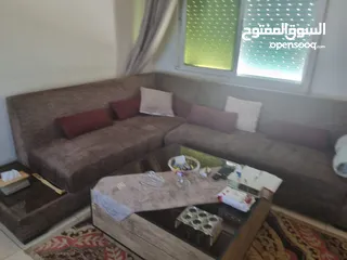  2 طقم كورنر خشب سويد مع بفات عدد2 وبفة مستطيل