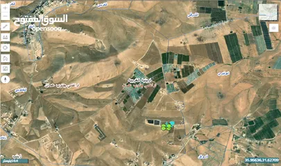  7 ارض للبيع أراضي جنوب عمان ارينبه الغربيه قطع اراضي زراعية مميزة 