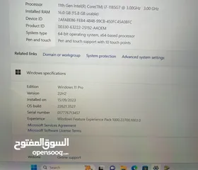  7 مايكروسوفت الجيل 11 i7 16gb Laptop 4