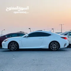  5 RC350 F-Sport ابيض قابل للتمويل مدة 7سنوات