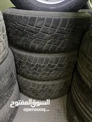  13 اطارات مستعمله  كوشوك مستعمل للبيع بالجمله والمفرق  جميع المقاسات الرجاء التواصل على الرقم ةمن 13/22