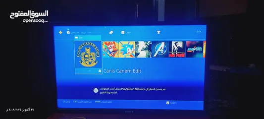  5 جهاز PS4 فات 1TB مهكر و30 لعبه