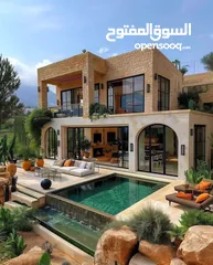  1 فيلا راقيه جدا موقع خرافي على قمه جبل مصيف رقم 1 ذات خصوصه عاليه