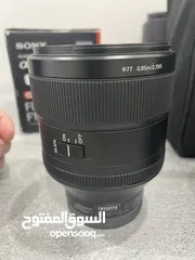  5 Sony 85 F1.4 Gm عدسة سوني