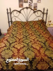 1 سرير حديد مجوز كلاسيك عرضه 155