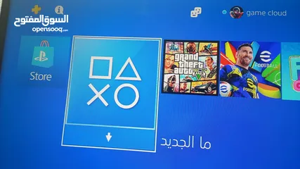  2 بلاي ستيشن 4 بحاله الجديد يوجد مع ه ايد اصليه وايد كوبي معاه سيتي جي تي اي جديد بحاله الوقاله