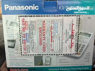  2 بيعه سريعه تليفون Panasonic ديجتل  ياباني اصلي جديد كفالة + انتركم جديد لم يستعمل للجادين فقط