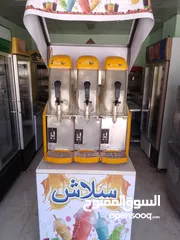  6 ماكينة سلاش نوع دراغون صيني تبريد وتجميد مع طاوله تفصيل جديد
