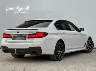  7 الحبه المميزه بلون الأبيض اللؤلؤي المميز للبيع على(الكاش فقط) Bmw 530e 2022 M