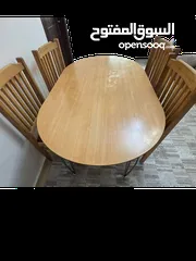  7 طاولة سفرة  5 كراسي