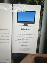  2 iMac Pro 2017 Xeon 27” 5k 10C/64GB/1Tb ssd 16Gb graphics