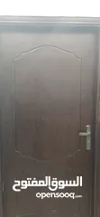  2 ابواب خشب قشرة بلوط