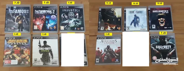  18 سيديات بلايستيشن 3 للبيع  Playstation 3 games for sale