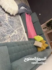  5 طقم كنب عدد 8 مقاعد مستعمل ب