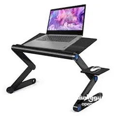  3 multifunctional  laptop table adjusteble can be used on bed floor