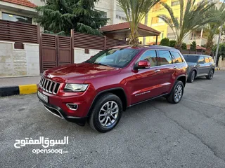  14 جيب جراند شيروكي موديل 2014 ليمتد بحالة الوكالة