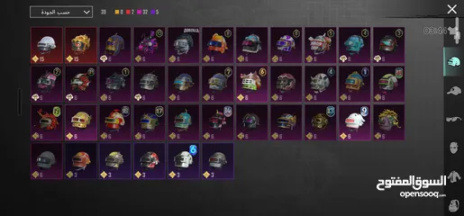  7 حساب ببجي للبيع level 72 بحتوي على 23 سلاح  بيطور والأسد المثك وبعض اللبسات مع رقصاتهن وش شخصيات