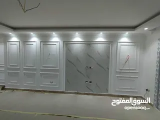  8 بديل الحجر وبديل الرخام وبديل الخشب والفاير بليس ورق جدران والشيبورد باركيه