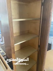  4 خزائن مطبخ خشب زان صلب بحالة ممتازة