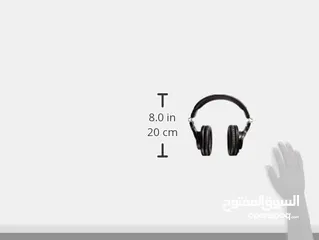  6 سماعة هدفون اصلي Audio-Technica ATH-M20x Headphones