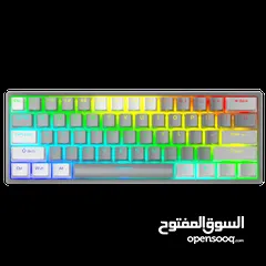  2 كيبورد جيمنغ مضيئ احترافي لكل الجيمرز اصلي Aula Keyboard F3261 Gaming RGB Lights OG