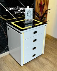  4 الكوميدينا الذكية مع الخزنة   تصميم عصري وظائف ذكية  أمان عالي مصنوعة من أجود أنواع الخشب
