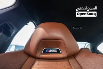  13 BMW M5 Competition M-Sport 2020 GCC under Agency Warranty and Service Contract