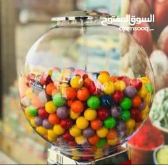  14 ماكينات علكة و مصاص. علكة 1500 حبة. طابات مجنونة طابات هدايا هزازات اطفال