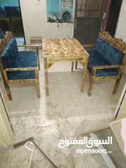  2 طقم كراسي  مع طاولة