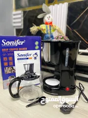  5 توفرت بأحدث إصدار سونفير ماكينة قهوة 6 كوب .75 لتر 550 واط باقل الاسعار