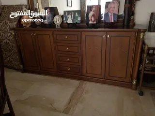  4 غرفة سفره ثمانيه خسب زان ملبس قشرة بلوط كامله