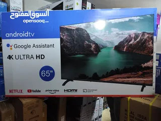  1 عرض نااار على Google Tv  حجم 65 بوصه فور كي سمارت نوع جنرال لاين وجميع الأحجام