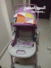  4 عربه اطفال مستخدم مثل ماهي في صوره  Used baby stroller as shown in the picture for sale