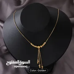  4 طوق مطلي ذهب عيار 24 موديل عربي راقي جدا