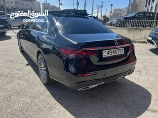  8 مرسيدس E200 AMG كت بانوراما جنط 20 اسود بحالة الزيرو وارد المانيا