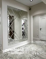  4 تفصيل جميع انواع الديكور خشب مرايا زجاج طاولات
