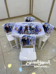  8 ميز وكراسي 2 طفل  ميز و4 كراسي طفل 