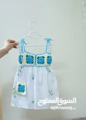  1 فستان ب ب بناتي كروشيه